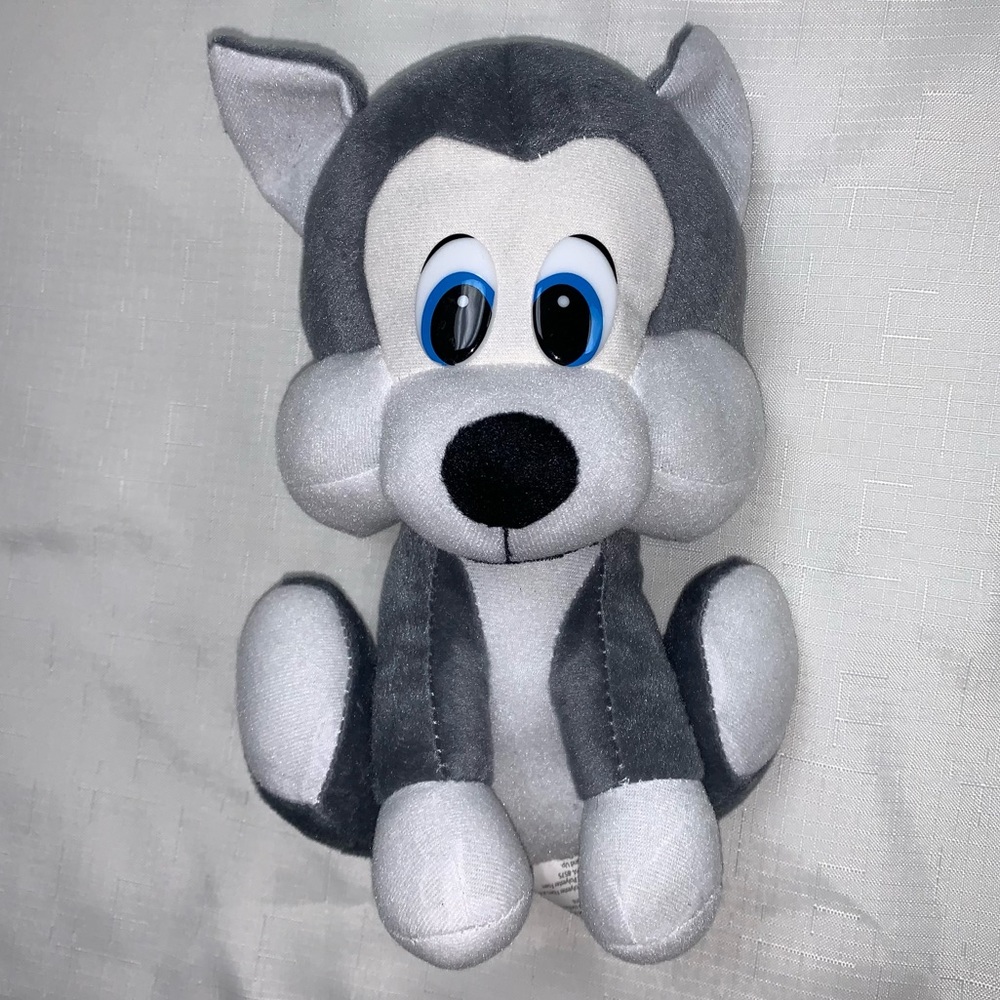 🆕 Gray Wolf Dog Plush Stuffed Animal 10” Peek A Boo Toys Stuffie Plushy